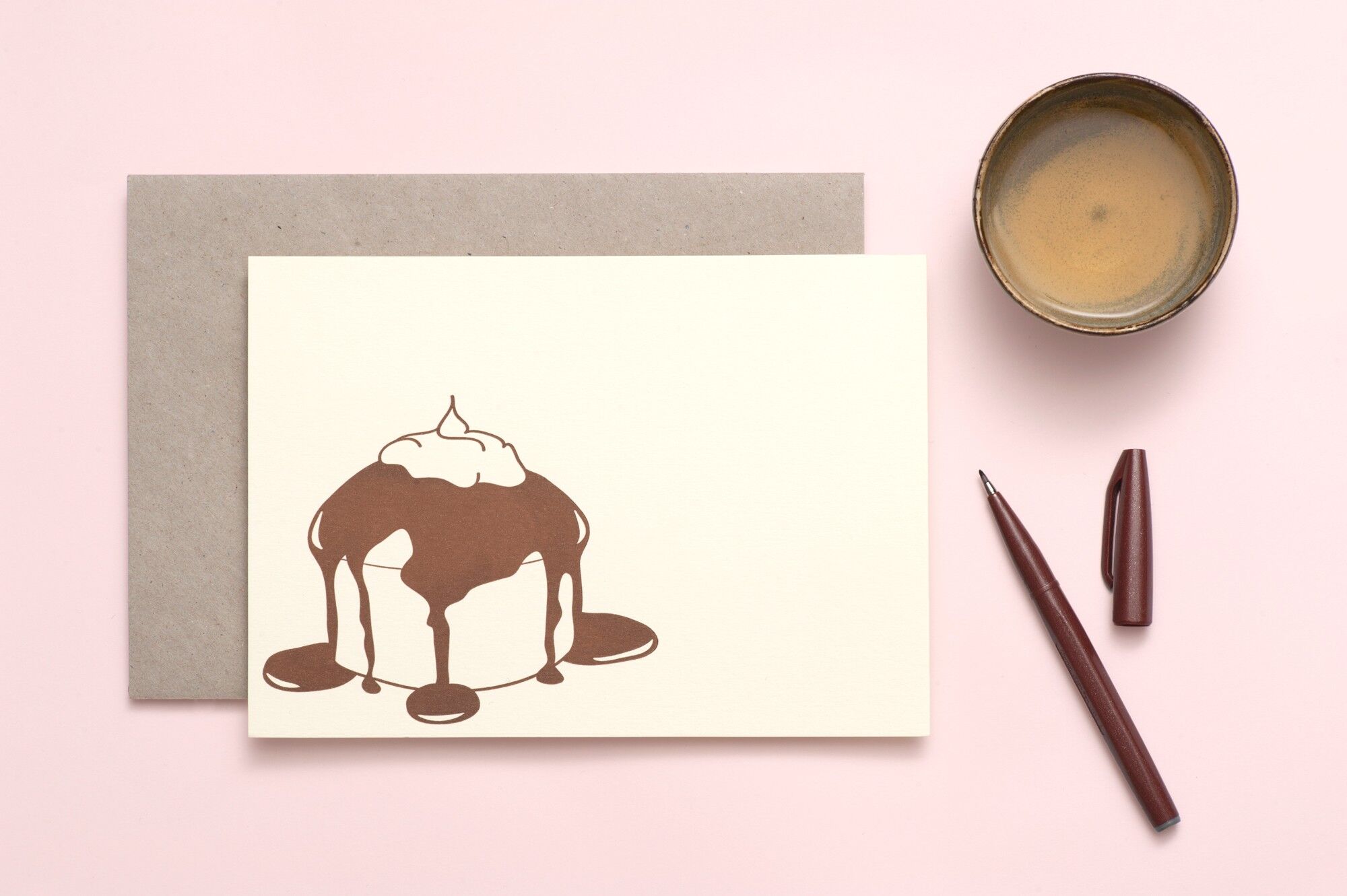 A5 Schokoladenmuffin Karte