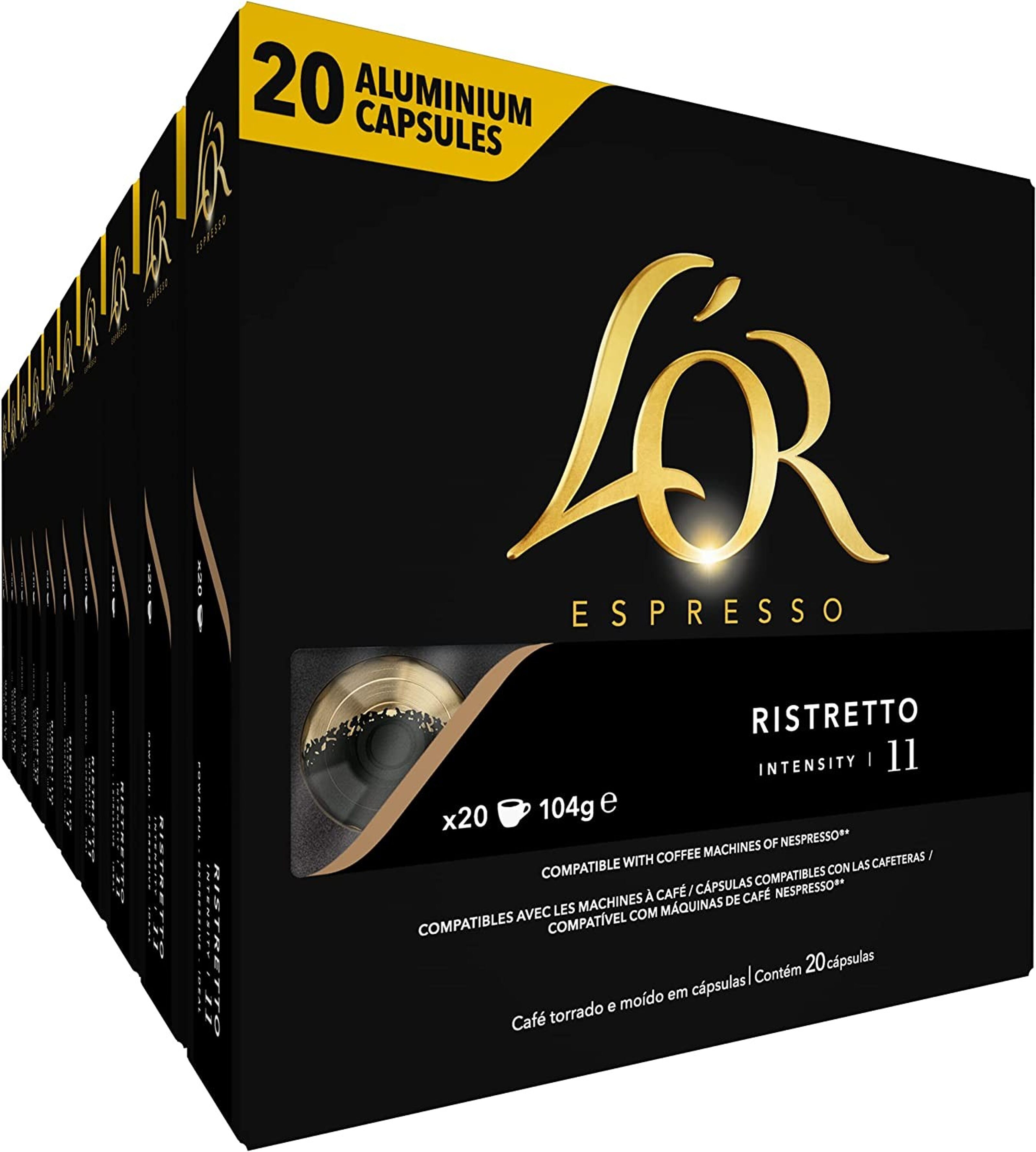 Café L'Or Espresso : capsule compatible avec cafetière Nespresso