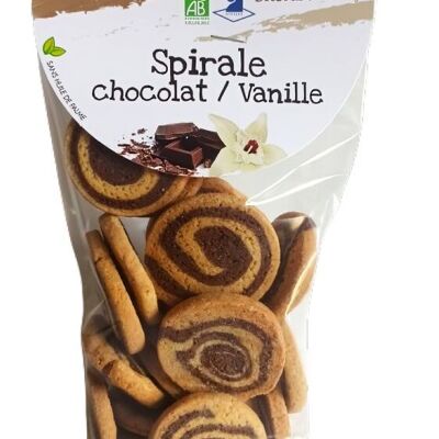 Spirale di Cioccolato alla Vaniglia - 150gr BIOLOGICO