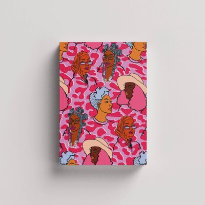 Babes Pattern Lilac Notebook (GC29)