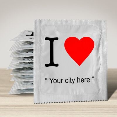Préservatif: I love " Your City "