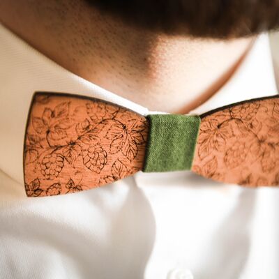 Hop flower bow tie