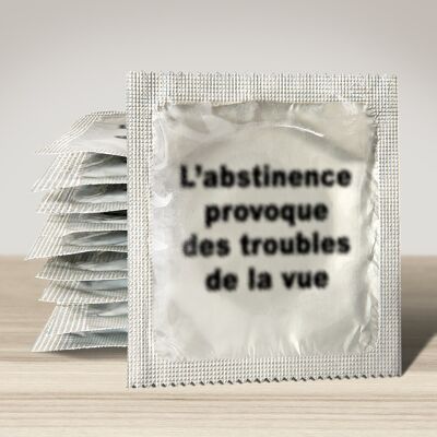 Condom: Abstinence Causes Vision Disorders