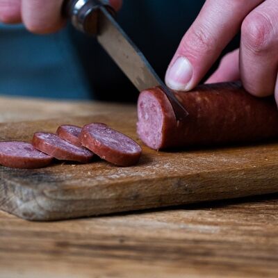 Saucisson fumé de Sanglier sauvage - Gibier - 200g