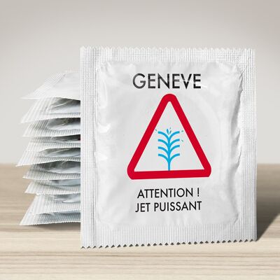 Condom: Attention Powerful Jet
