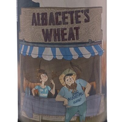 Albacete's wheat bottle of 33 cl.