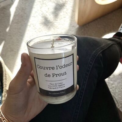 Ideal gift: Candle that "covers the smell of butt" cotton scent