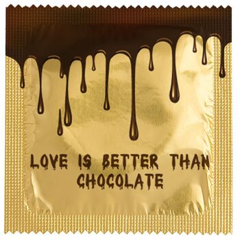 Préservatif: Love Is Beter Than Chocolate 2