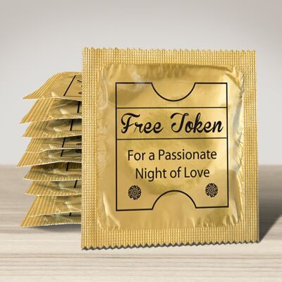 Kondom: Gratis Token für eine leidenschaftliche Liebesnacht