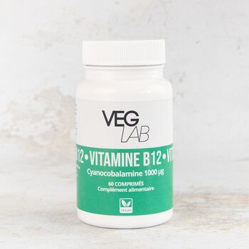 B12 Cyanocobalamine 1000μg - x60 - VEGLAB 1