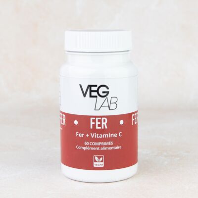 Fer + Vitamine C - x60 - VEGLAB