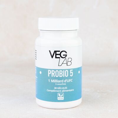 Probio 5 Vegano - 30 cápsulas - VEGLAB