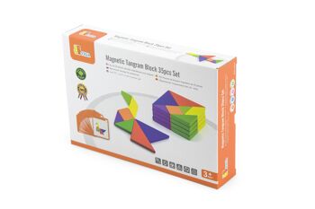 Viga - Ensemble de Blocs Tangram Magnétiques - 35pcs 7