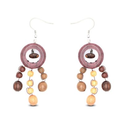 Betye wooden earrings