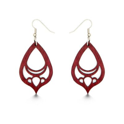 Boucles d'oreilles en amarante Ignesa