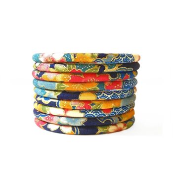 Bracelets japonais Yukiwa bleu 2