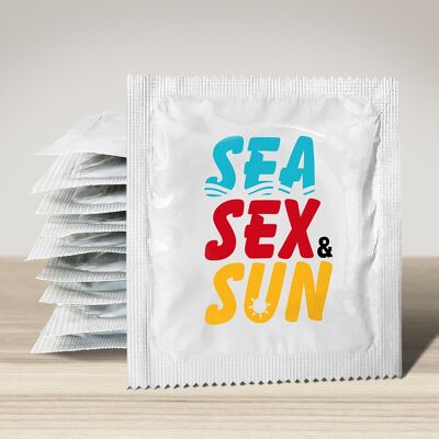 Condón: mar sexo y sol
