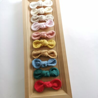 PACK KNOTTED KNOTTED BARRETTES doppia garza liscia