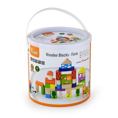 Viga - 50pc Block Set - Farm