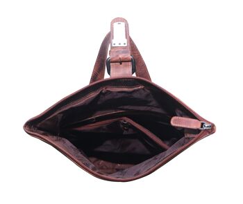 Sandy Leather Backpack Large Femme Sac à dos pour ordinateur portable 15,6 pouces Homme - Sandel 8