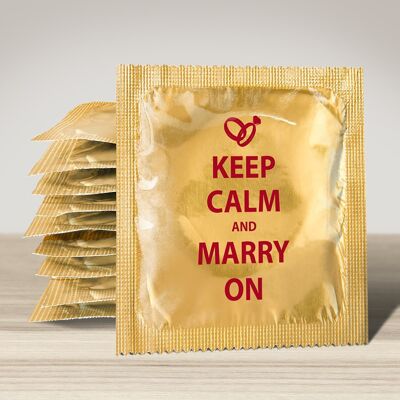 Kondom: Bleib ruhig und heirate weiter
