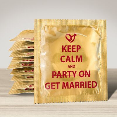 Préservatif: Keep Calm And Get Married