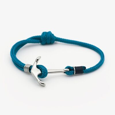 Bracelet ancre homme minimaliste - Men-Korn - Bleu
