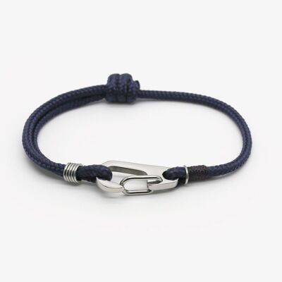 Bracelet montagne homme minimaliste - Ubaye - Bleu marine