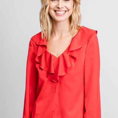HUBBARD RED BLOUSE