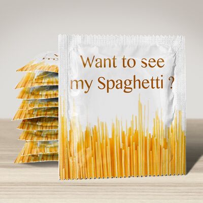 Preservativo: voglio vedere i miei spaghetti