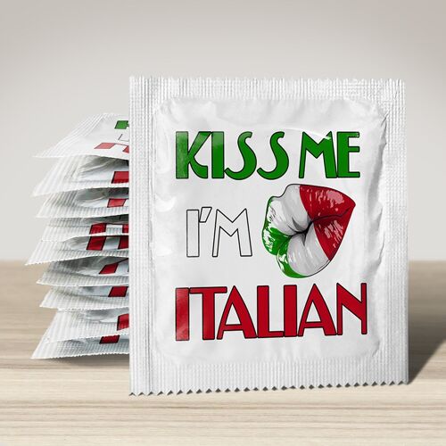 Préservatif: Kiss Me I'M Italian