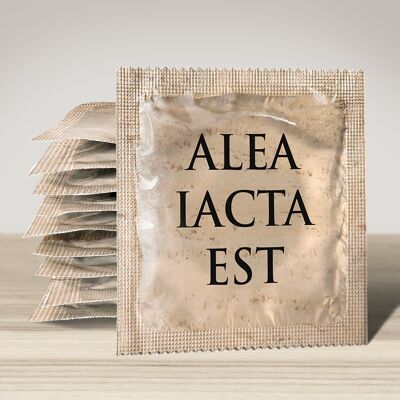 Preservativo: Alea Lacta Este