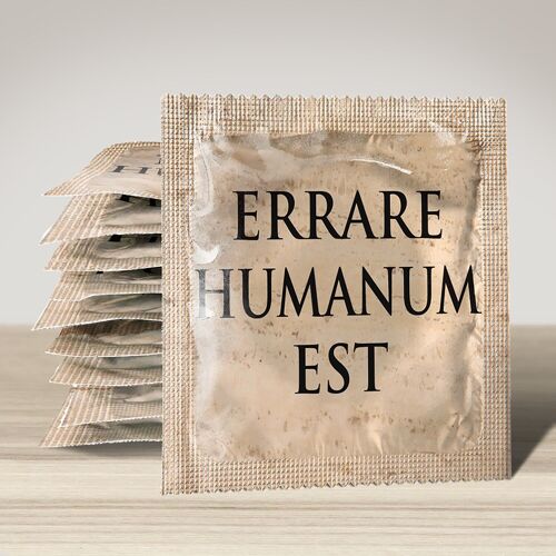 Préservatif: Errare Humanum Est