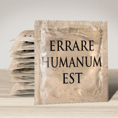 Kondom: Errare Humanum Est