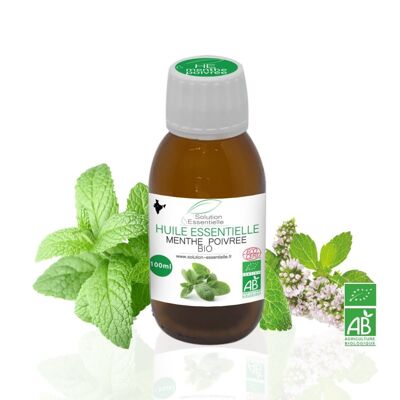 Huile Essentielle BIO de menthe poivrée - 100ml