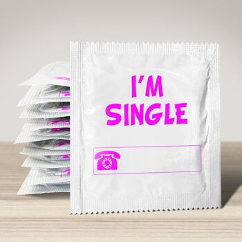 Préservatif: I'm Single Pink 1