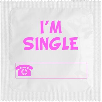 Préservatif: I'm Single Pink 2