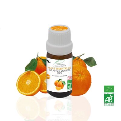 Huile Essentielle BIO d'orange douce - 10 ml