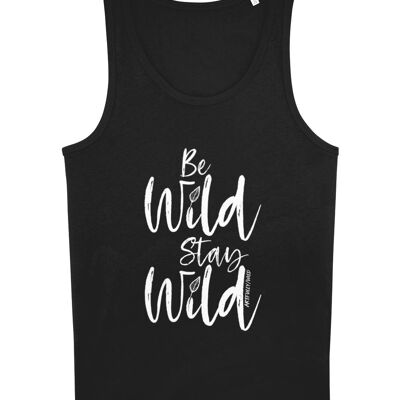 BE WILD STAY WILD Gilet organico [UOMO]