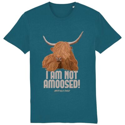 T-shirt classica biologica NOT AMOOSED HIGHLAND COW [UNISEX]