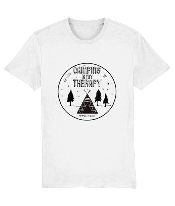 LE CAMPING EST MA THÉRAPIE T-shirt bio classique [UNISEXE] 3