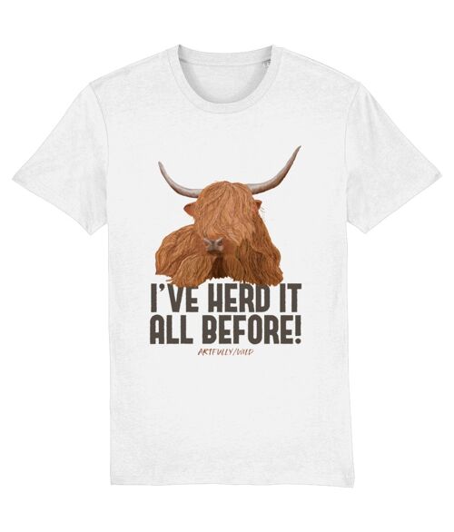 HERD IT HIGHLAND COW Organic T-Shirt [UNISEX]