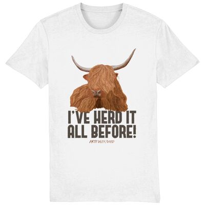 HERD IT HIGHLAND COW Organic T-Shirt [UNISEX]