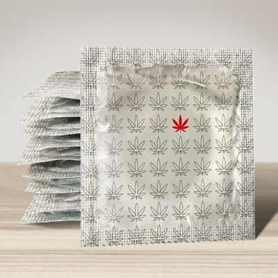 Preservativo: Cannabis Red Silver