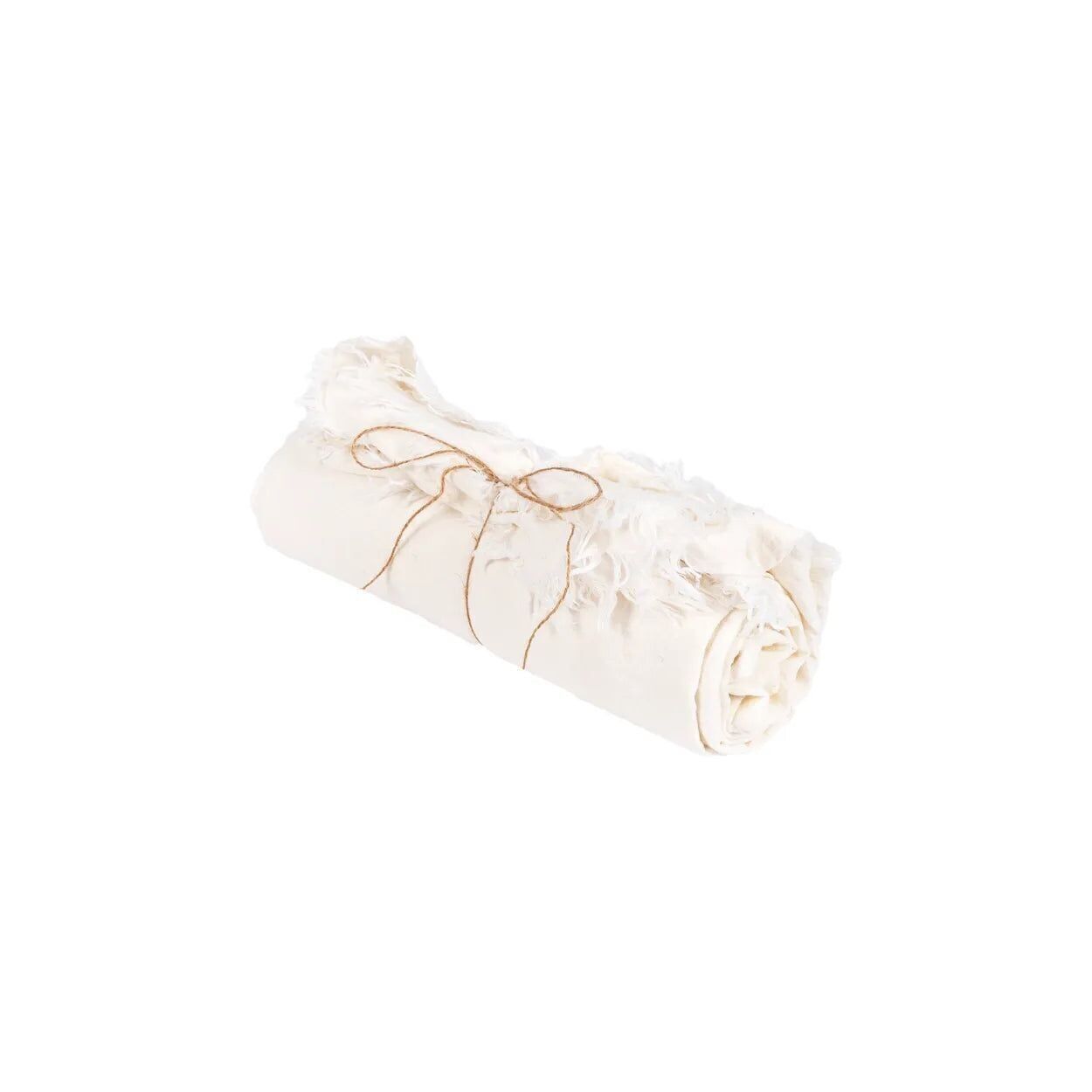 Mantel de lino - Blanco - 180x300