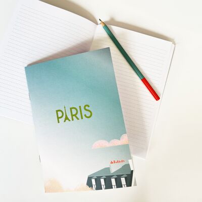 Quaderno Ciel de Paris in carta riciclata formato A5