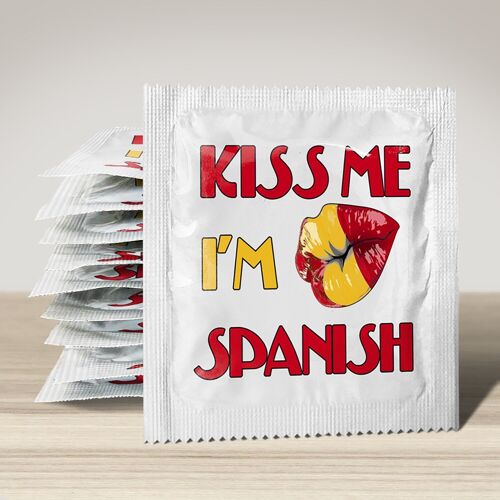 Préservatif: Kiss Me I'M Spanish