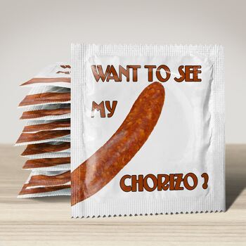 Préservatif: Want To See My Chorizo 1