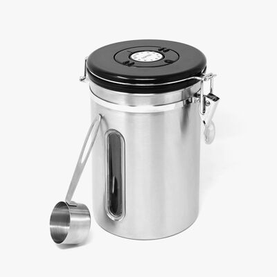 Airtight Coffee Container - Silver