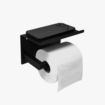 Porte-rouleau de papier toilette - Noir 1